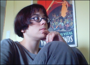 This is how I like to sit in my chair.