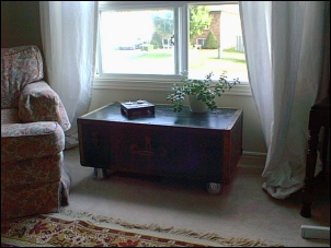 The new side table